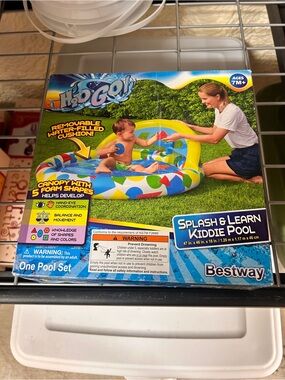 Splash & Learn Kiddie Pool - Multicolor